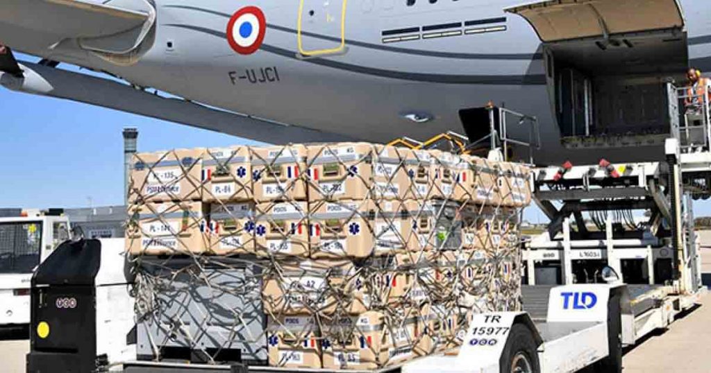 Plane carrying WHO trauma and surgical supplies arrives in Beirut, Lebanon
