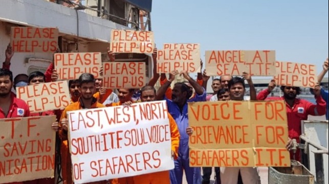 Crew Abandoned For 11 Months Calls For Action Staging A Hunger Strike