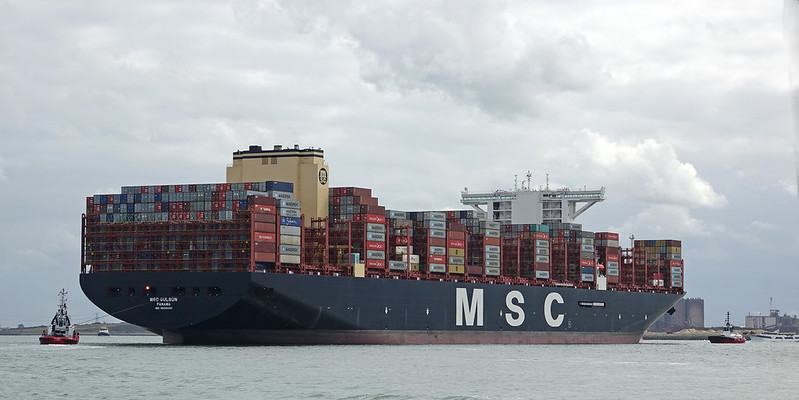 MSC Aries Suffers Container Spill In The Pacific