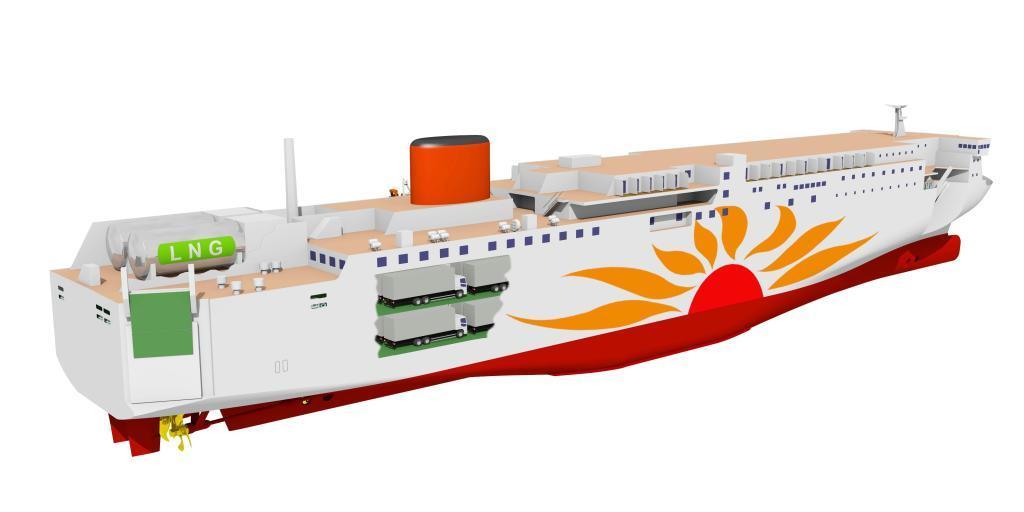 MOL Sets Fueling Process For LNG-Powered Ferries Under Construction