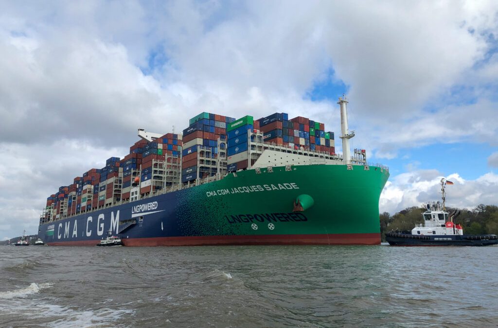 CMA CGM Jacques Saadé 1st Megamax To Pass Elbe’s Improved Draft