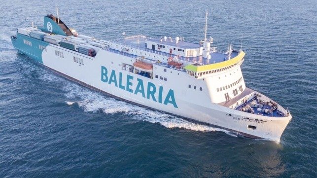 Last Of Six LNG Conversions Begins On Baleària Ferry