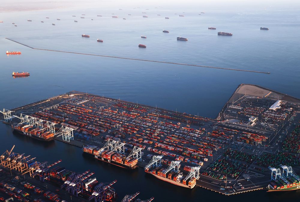 $26B Worth Of Cargo Stuck On Container Ships Off California