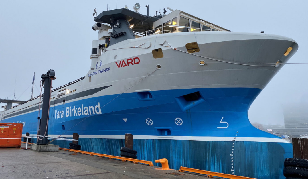Yara Launches World’s First Autonomous, Zero Emission Containership