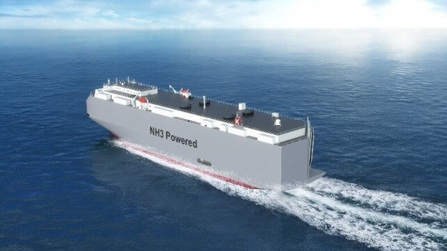 K Line is Developing an Ammonia-Powered Car Carrier