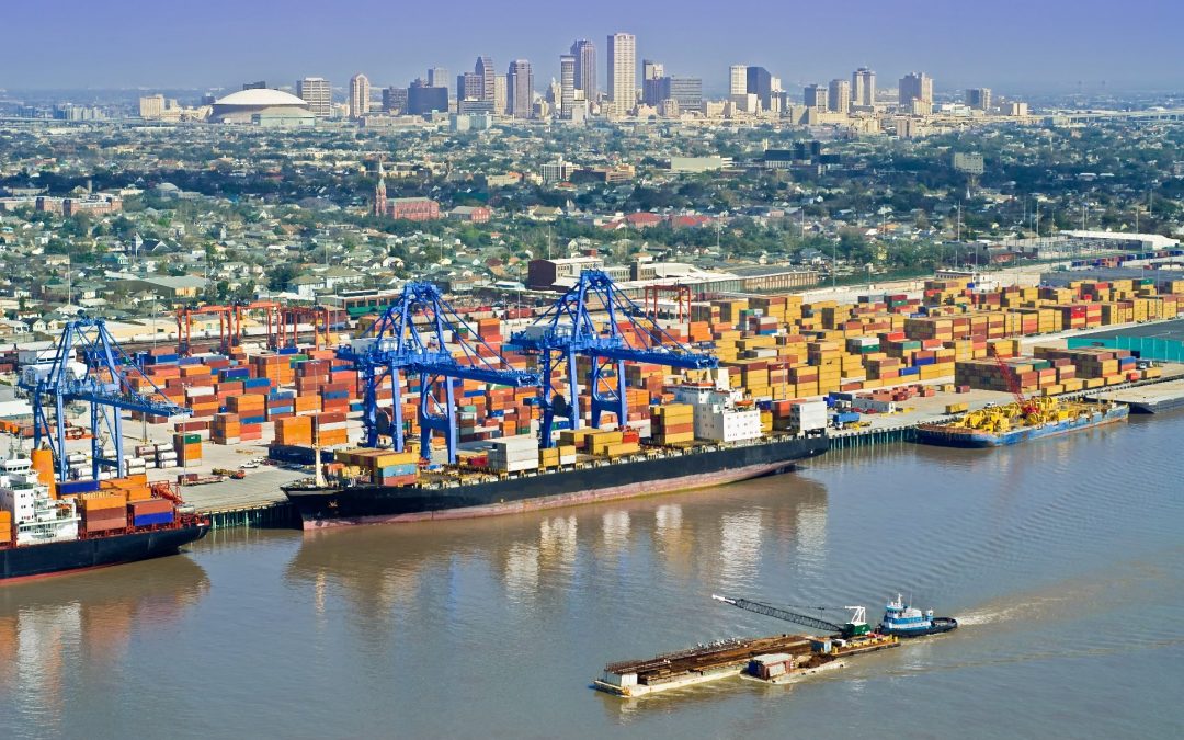 New Orleans Port Takes Delivery Of Four Post-Panamax Cranes