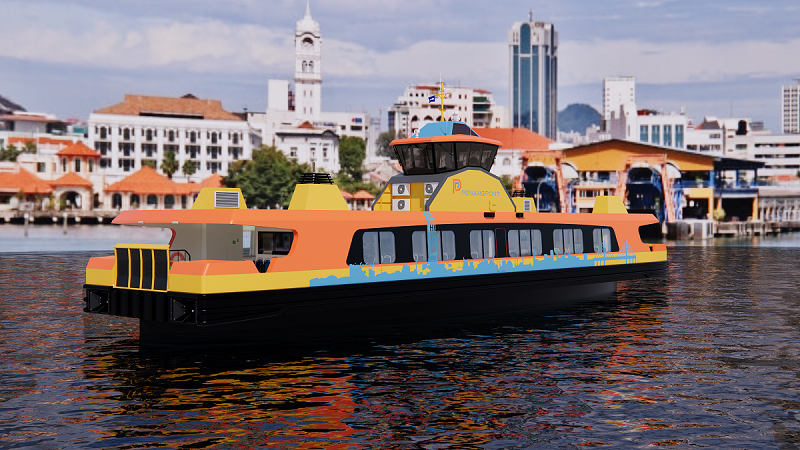 Damen To Build RoPax Fleet For Malaysian Penang Port