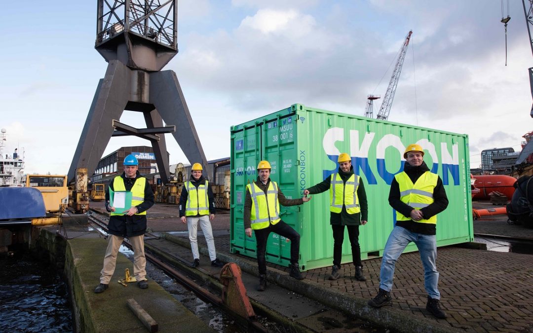 World’s 1st Multipurpose Battery Container To Help Damen Cut Yard Emissions
