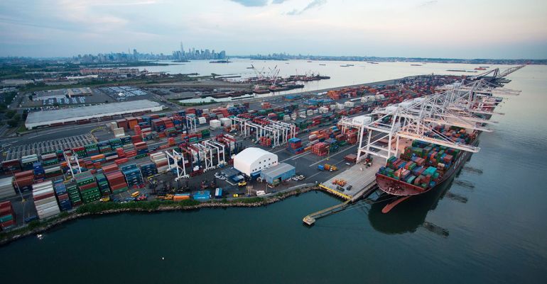 Congestion Hits Port Of New York And New Jersey As Covid Cases Spike