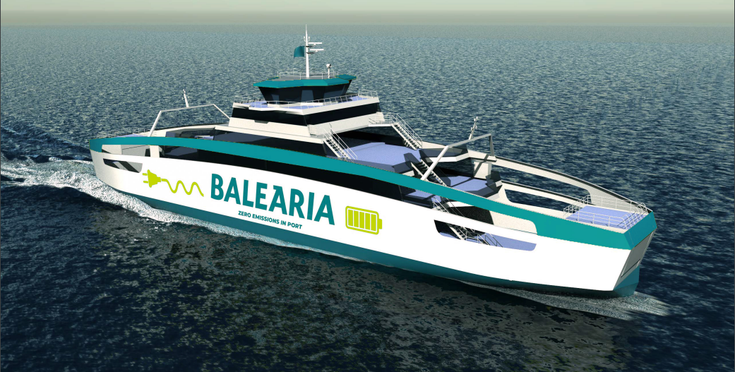 Baleària Builds The First Electric Ship To Have Zero-Emissions During Port Stays And Approaches Thanks To The Experimental Use Of Hydrogen