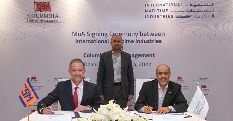 IMI And Columbia Shipmanagement Ink Agreement On Collaboration