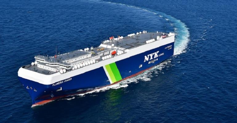 NYK Takes Delivery Of 2nd LNG-Fuelled Car Carrier