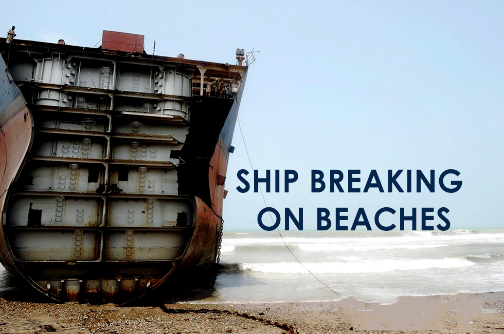 Ship Breaking On Beaches