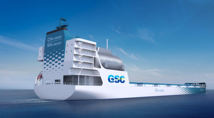 Japan’s GSC Develops Ammonia-Ready LNG-Fueled Panamax Bulker