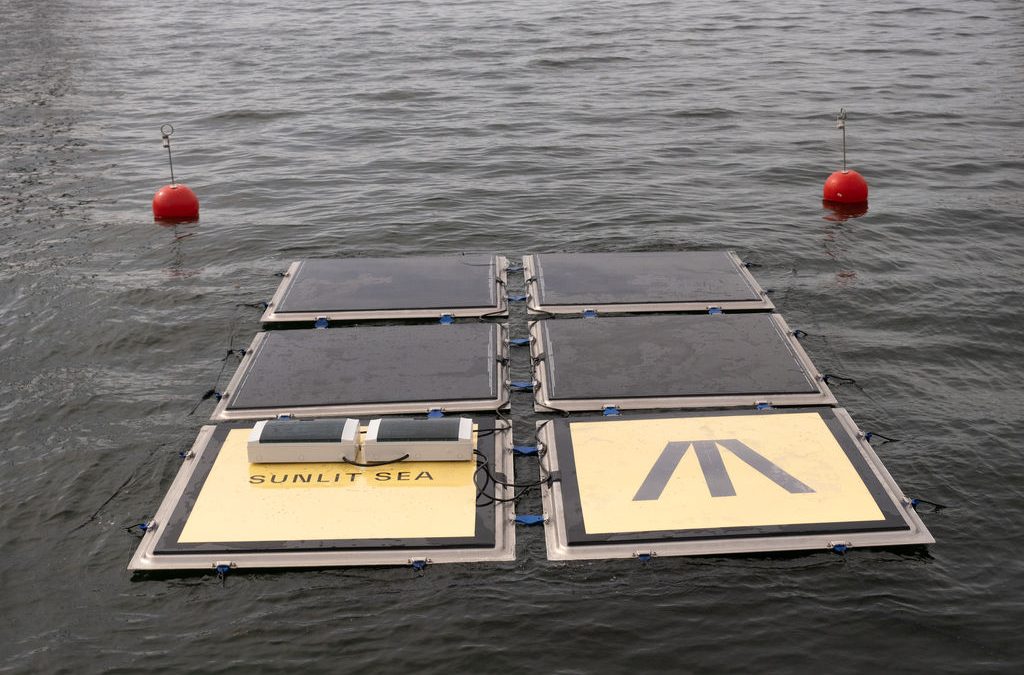 Sunlit Sea Launches Temporary Floating Solar Plant At The Port Of Oslo