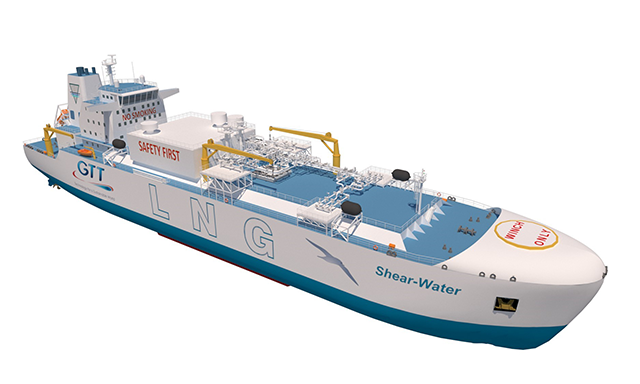 GTT Receives An Approval In Principle From Bureau Veritas For “Shear-Water”, A New Concept For A Ballast-Free LNG Bunker & Feeder Vessel