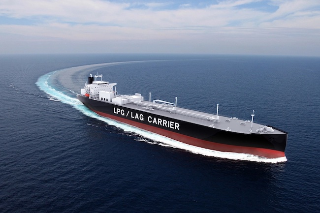 Mitsubishi Shipbuilding Completes Conceptual Design Of VLGC Enabling Conversion Of Main Fuel From LPG To Ammonia