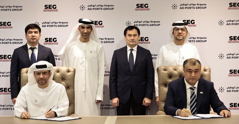 AD Ports Group And SEG Sign Uzbekistan Logistics Deals