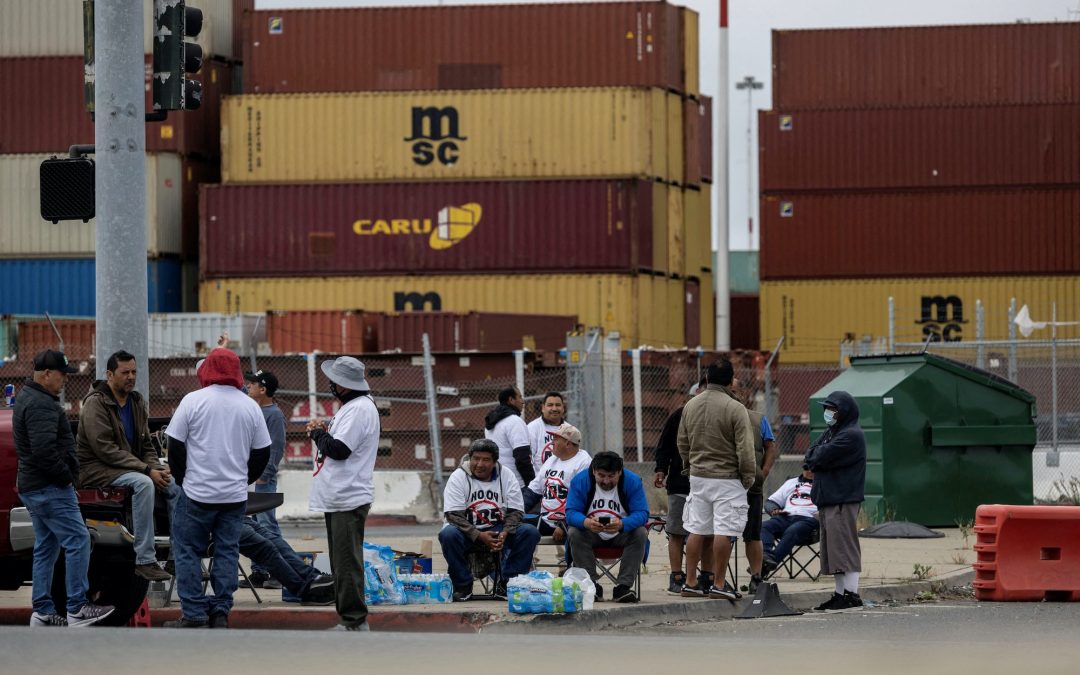 Port Of Oakland Terminals Reopened As Truckers’ Protest Moved To New Site