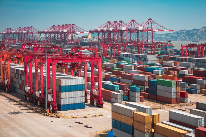 China’s Weekly Export Container Shipping Index Down