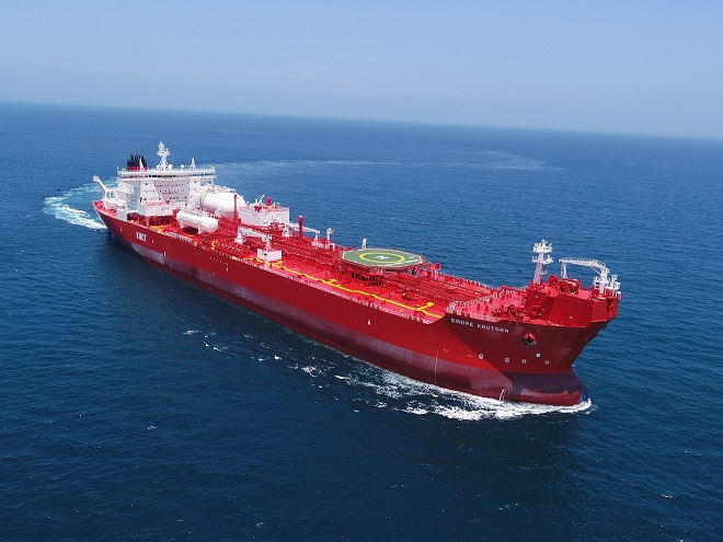 KNOT Takes Delivery Of Second LNG-Fueled Shuttle Tanker