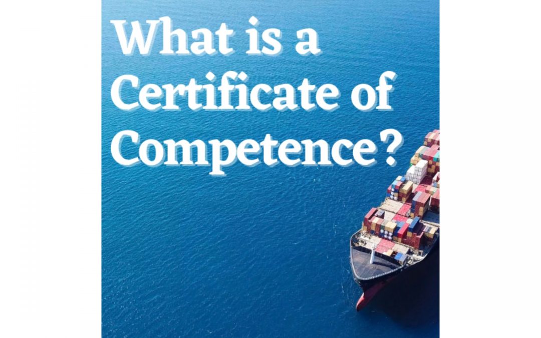 What is a Certificate of Competence???