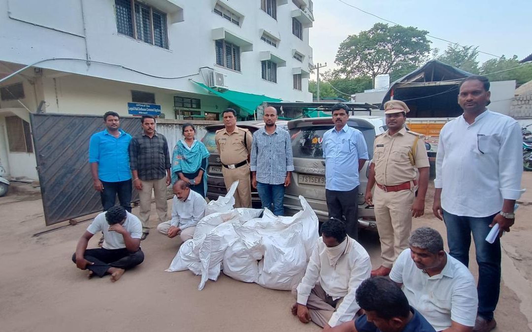 425 kg Chloral Hydrate, Alprazolam Seized in Telangana; Repeat Offender Among 5 Arrested