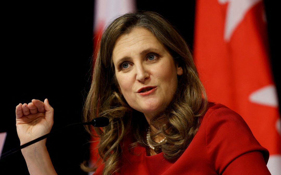 Canada minister Chrystia Freeland, whose resignation led to Trudeau’s fall, exits Carney’s Cabinet