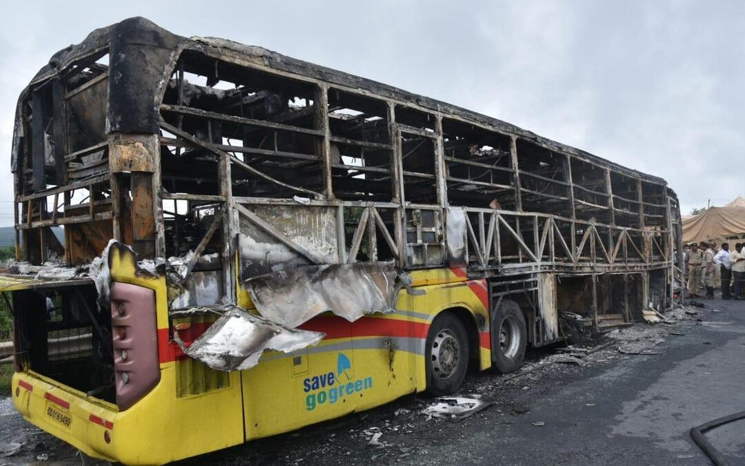 Andhra Bus Fire: Phones, Elbows, Laptops Became Tools of Survival