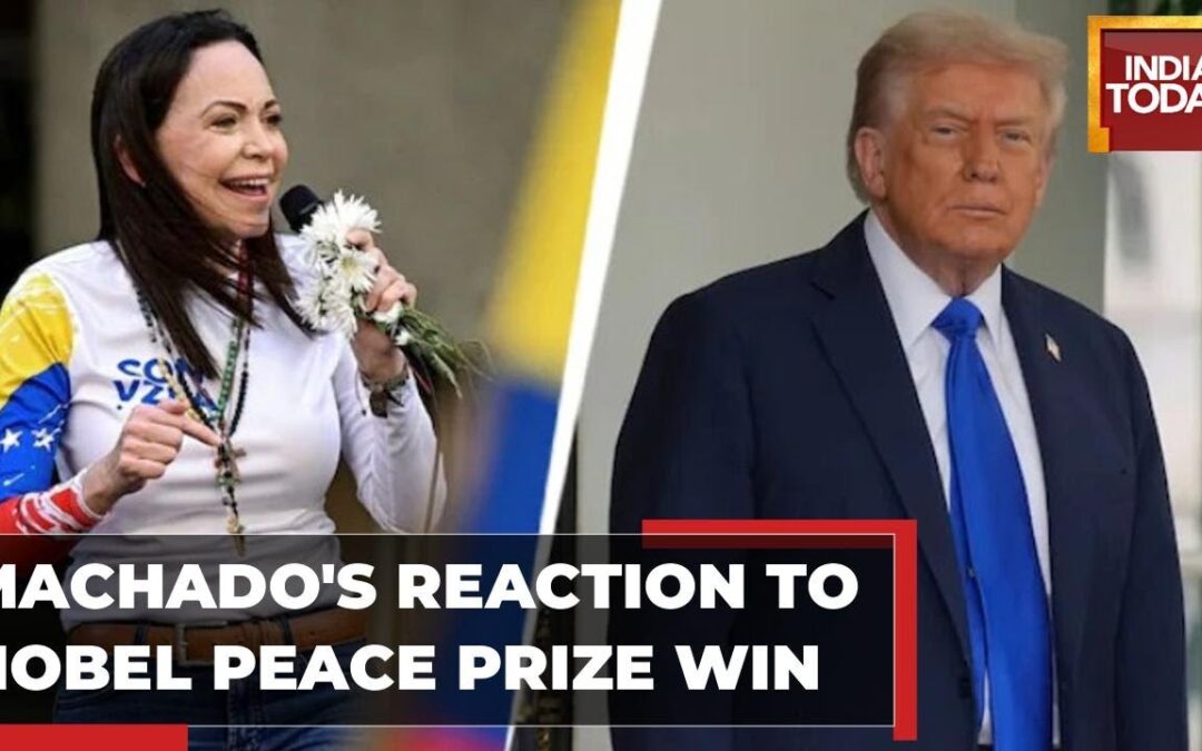 “I am accepting this…”: What Maria Machado conveyed to Trump following her Nobel Peace Prize victory