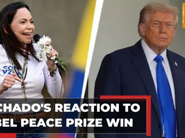 “I am accepting this…”: What Maria Machado conveyed to Trump following her Nobel Peace Prize victory