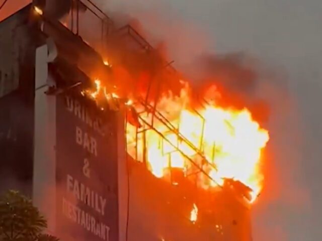 A fire has erupted in a hotel located in Ghaziabad, Uttar Pradesh, with no injuries reported