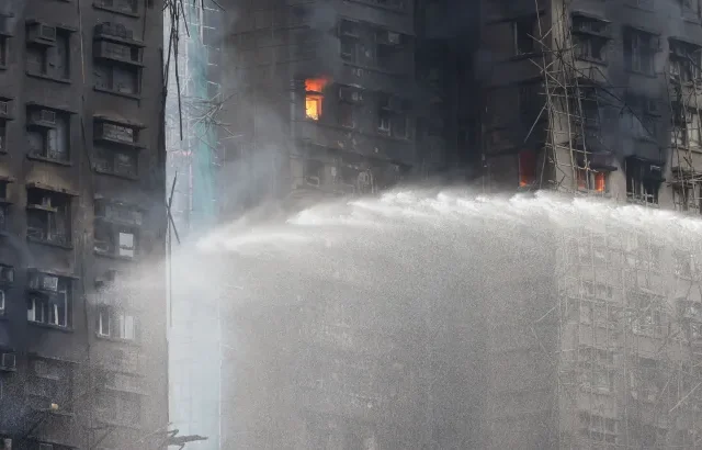 Hong Kong high-rise inferno kills 44; hundreds remain missing