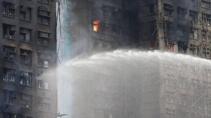 Hong Kong high-rise inferno kills 44; hundreds remain missing
