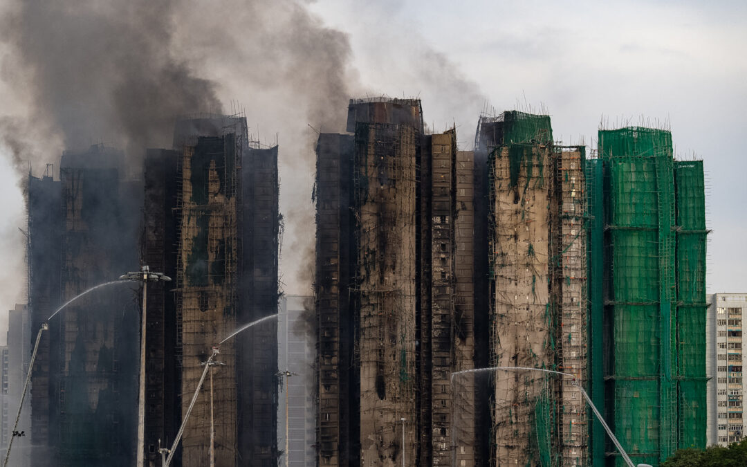 Hong Kong skyscraper fire: Fatalities rise to 94 as firefighters report significant challenges – latest updates