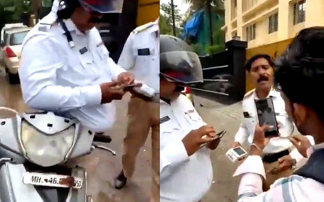 Biker Turns Tables: Thane Traffic Cop Fined After Viral Video Exposes His Violations