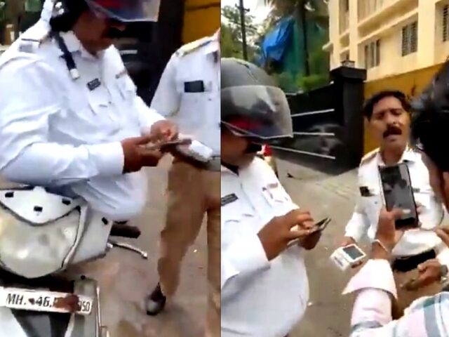 Biker Turns Tables: Thane Traffic Cop Fined After Viral Video Exposes His Violations