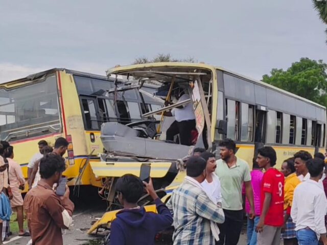 Tamil Nadu bus accident: 9 women are among the 11 fatalities resulting from the collision of two government buses in Sivaganga; Chief Minister Stalin has declared a relief package of Rs 3 lakh