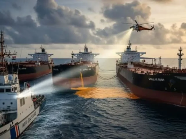 Indian Authorities Seize 3 US-Sanctioned Oil Tankers Linked to Iran Amid Heightened Maritime Surveillance