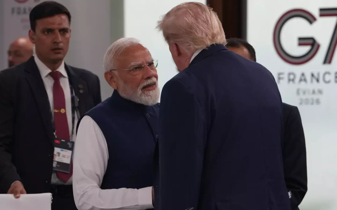 Modi and Trump Reconnect at G7 Summit Amid Efforts to Repair India-US Relations