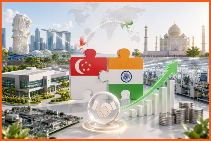India, Singapore Deepen Cooperation in Telecom, Food Safety, Semiconductors and Space