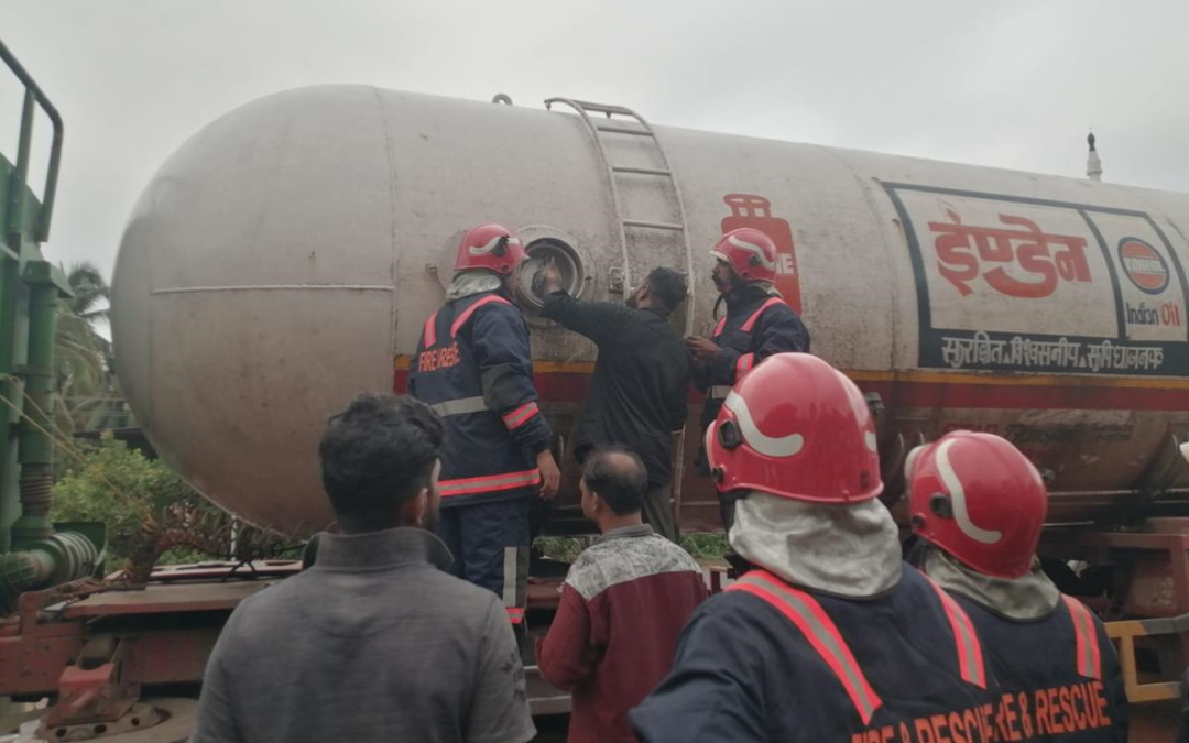28-tonne benzene tanker leak sparks scare in Chembur, Mumbai; 500-metre zone cordoned off