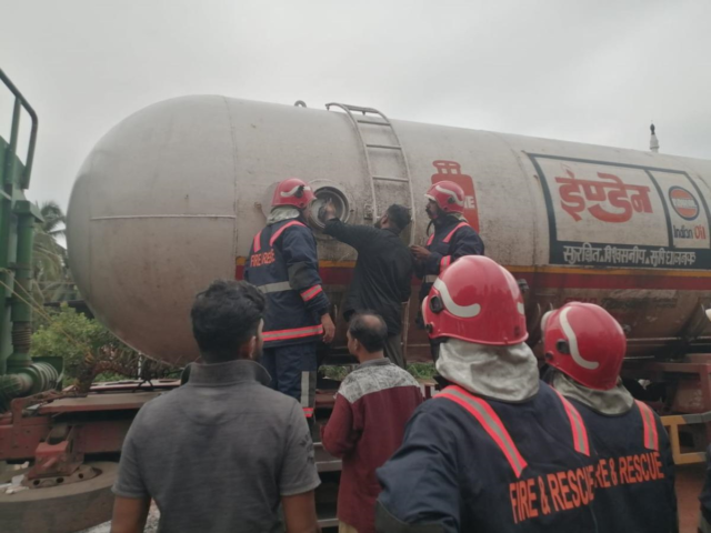 28-tonne benzene tanker leak sparks scare in Chembur, Mumbai; 500-metre zone cordoned off
