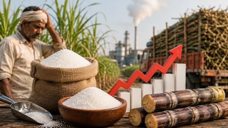 Sugar Prices Surge Up to 17% Ahead of Diwali as Supply Shortages Deepen